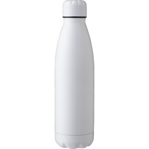 Duplafal palack, 500 ml, fehr (termosz)